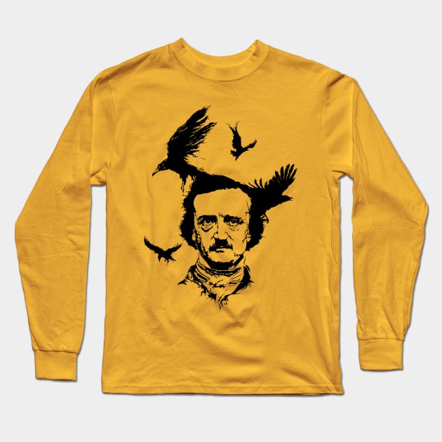 The Raven Long Sleeve T-Shirt by JORDYGRAPH